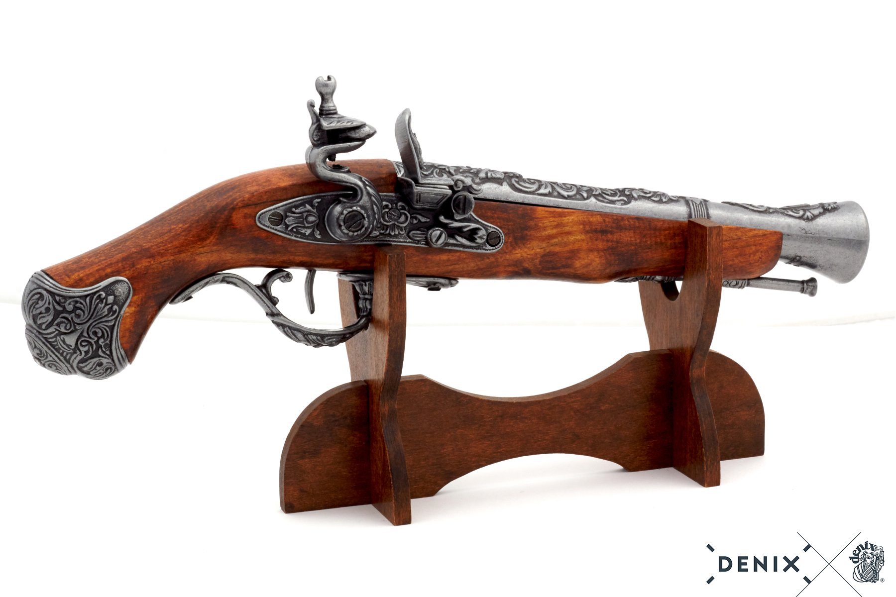 Пистолет-мушкетон кремн.Лондон XVIIIв,сталь