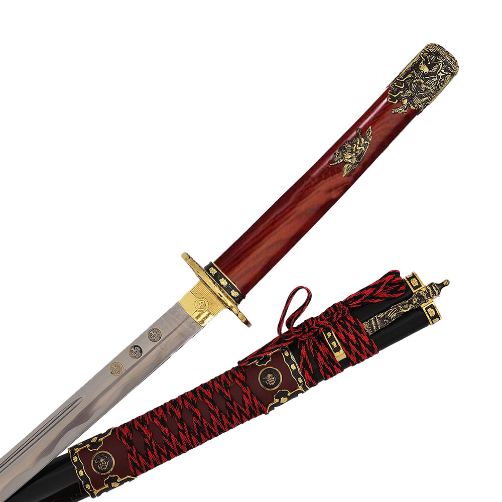 Катана,ножны черные, рук.дерево