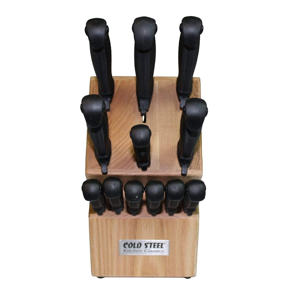 Подставка для кухонных ножей, деревянная