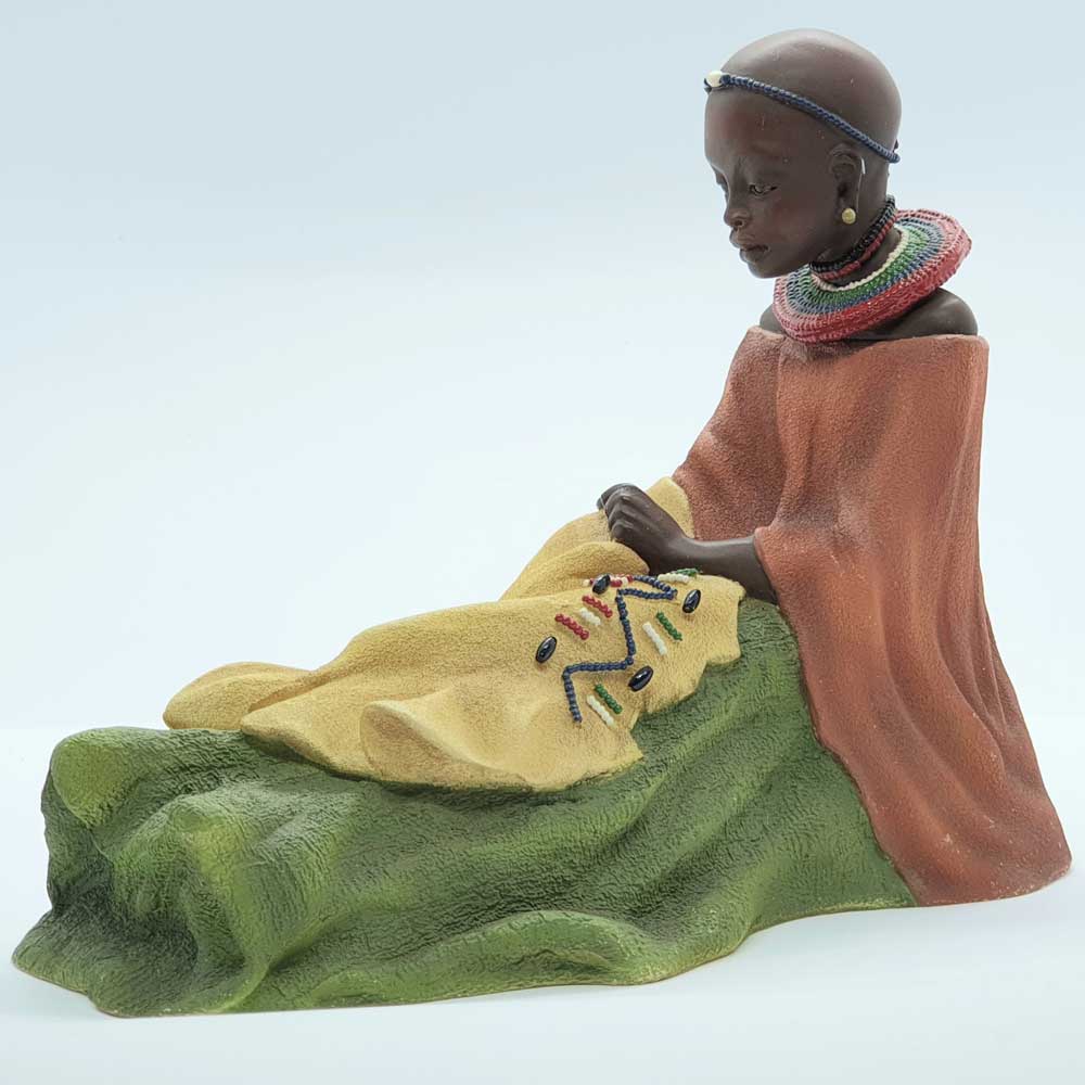 Фигурка Масаи-Каверия,цветная/полипластик