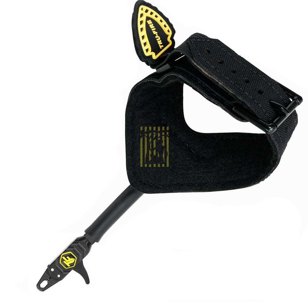 Релиз для блочного лука Patriot PT на пряжке, производитель Tru-Fire, цвет черный