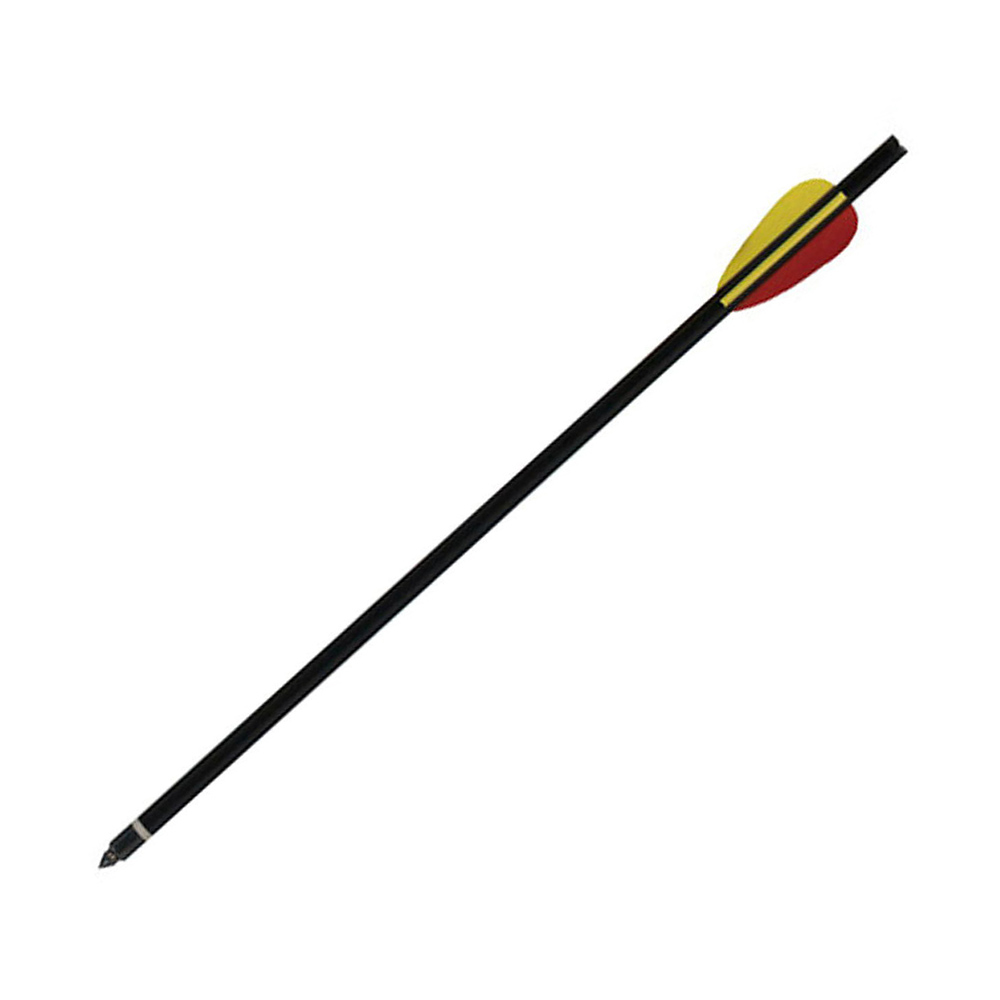 Стрела для арбалета, размер 2018, длина 14", алюминий, цвет черный