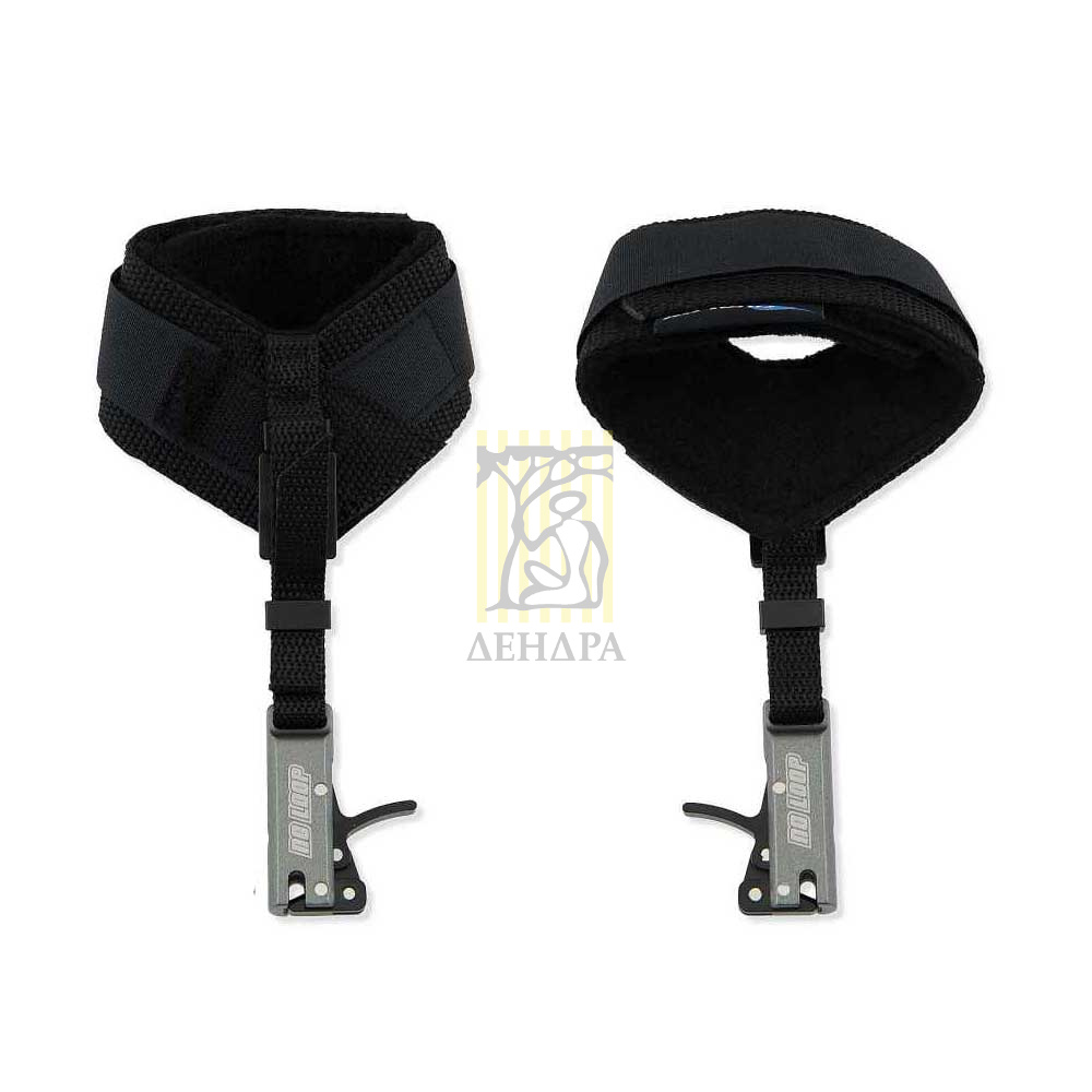 Релиз для стрельбы из лука INDEX на липучке, цвет черный с серым