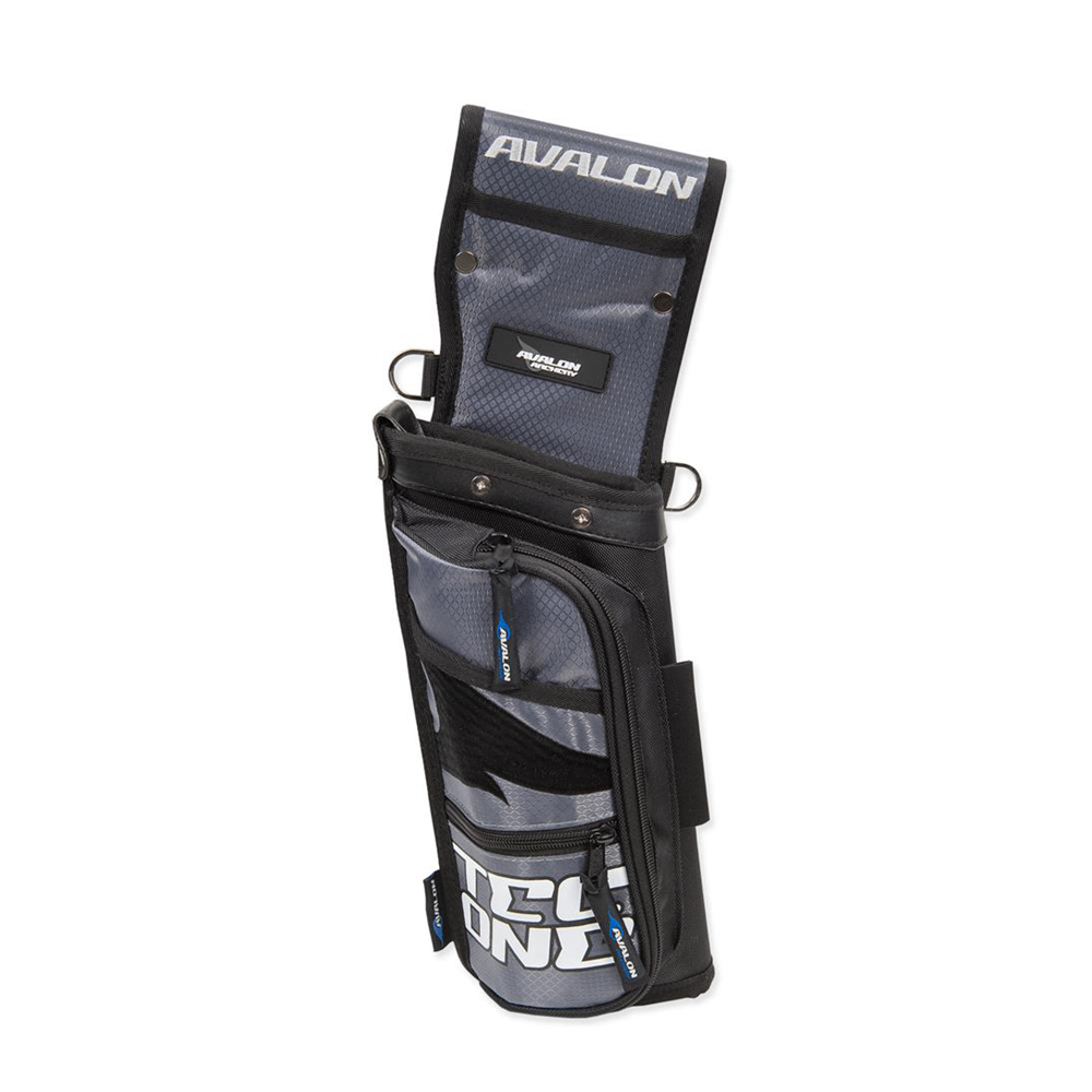 Кивер TEC ONE для стрел, длина 43 см, 2 трубки, 2 кармана на молнии, 2 кармана без молнии, правый, р