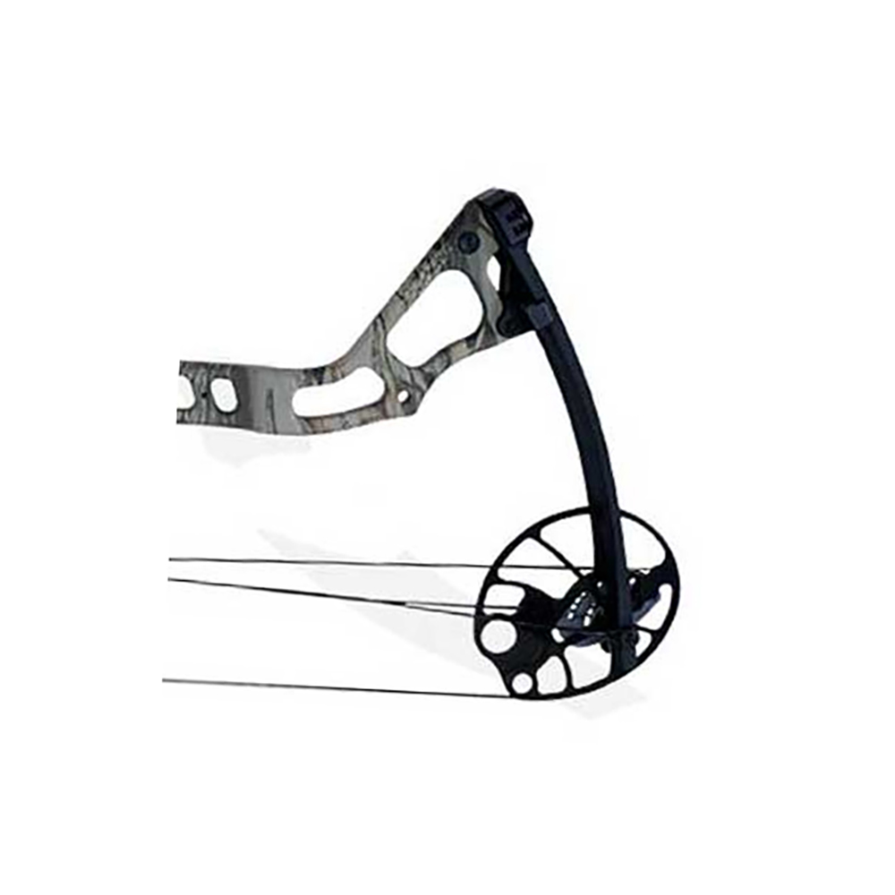 Лук блочный, сила 60 Lbs, между осями 30", длина натяжения 19-31", цвет камуфлированный