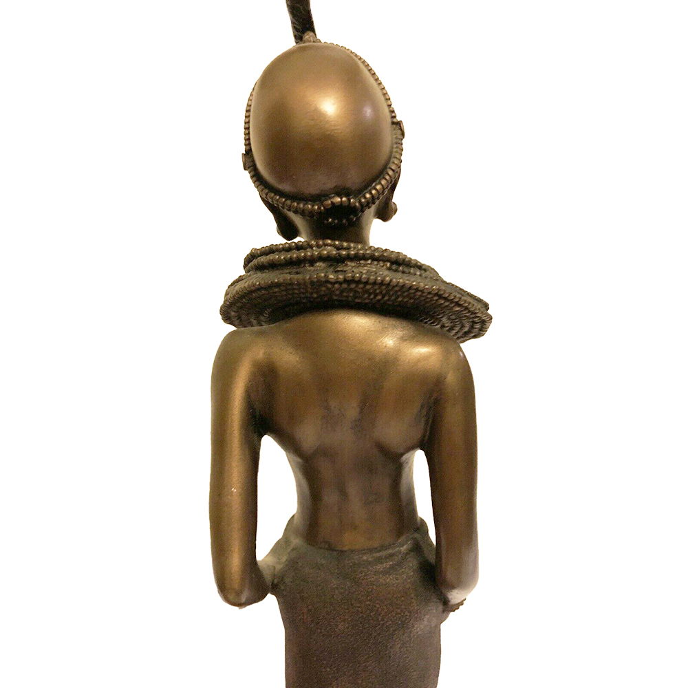 Фигурка Масаи-Нони,патина,полистоун