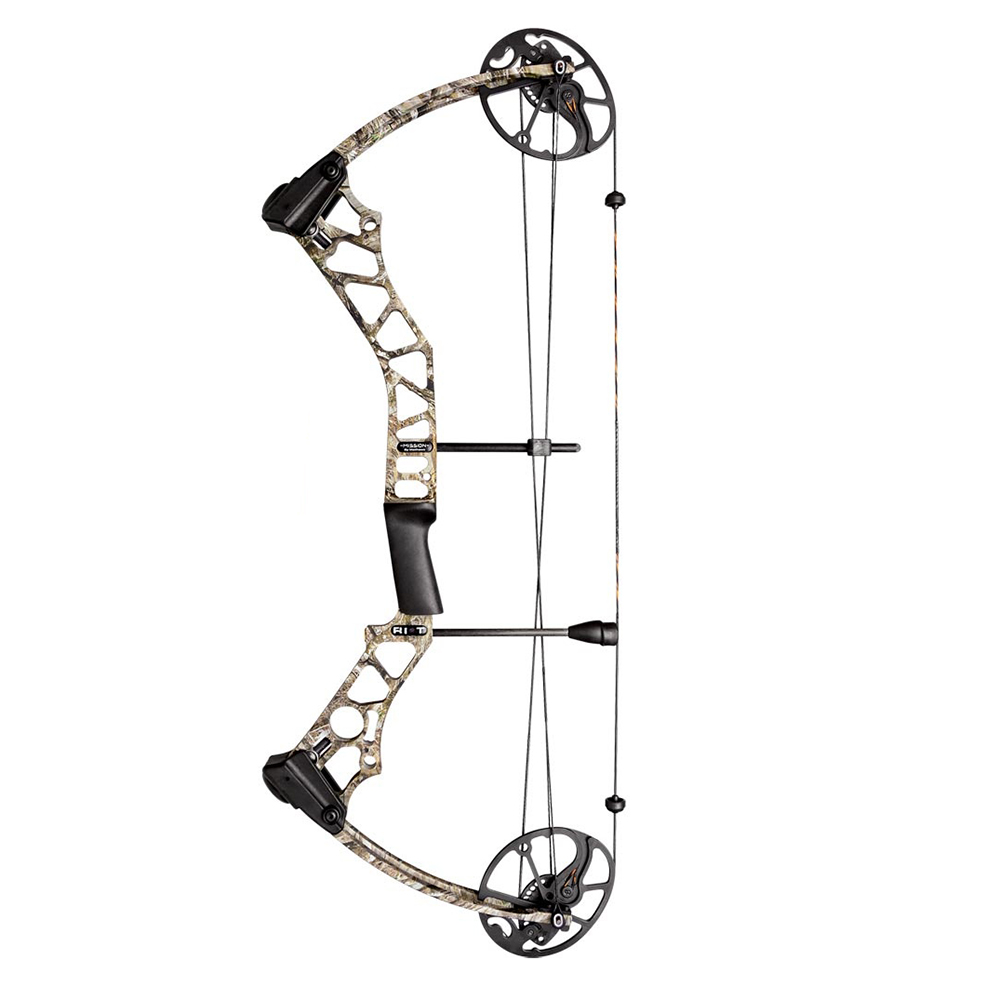 Лук блочный "RIOT", начальная скорость 310 фут в сек, сила 15-60lbs, регулируемая длина натяжения дл