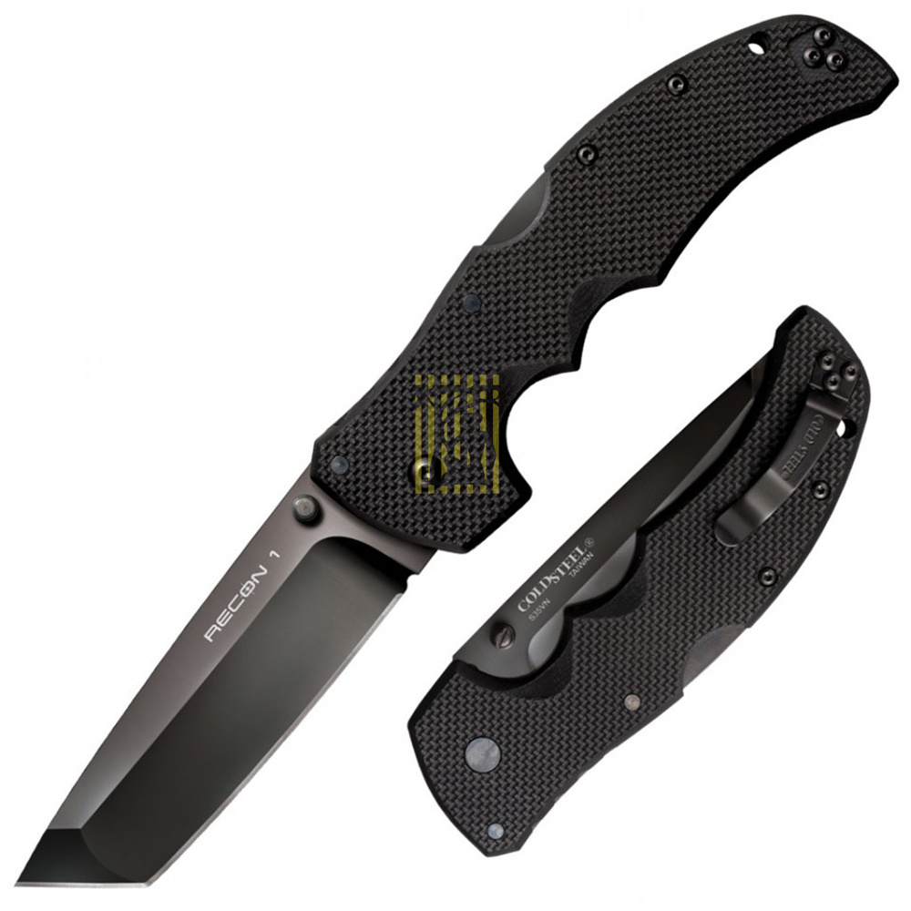 Нож "Recon 1" складной, сталь S35VN, клинок tanto point покрытие DLC, длина клинка 4", рукоять G10,