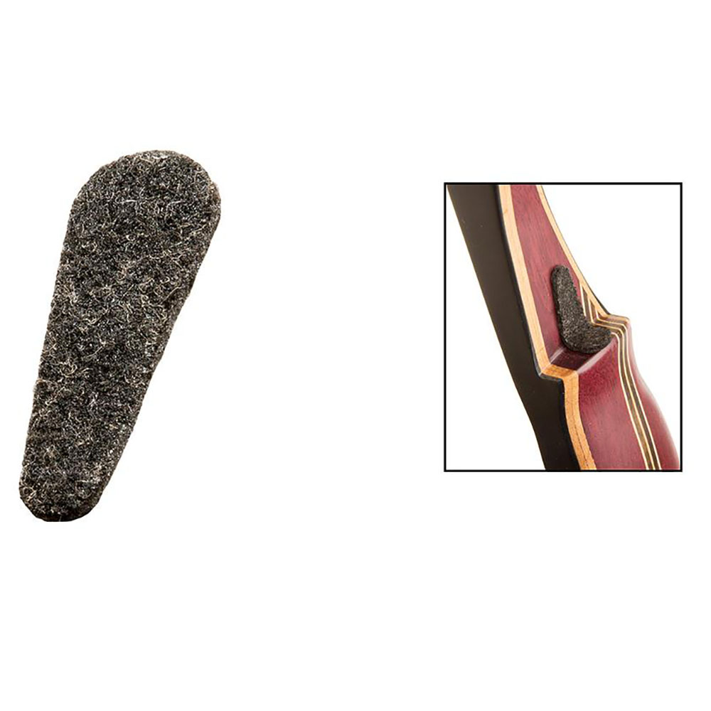 Полочка для традиционного лука, материал войлок, производитель OMP, цвет черный