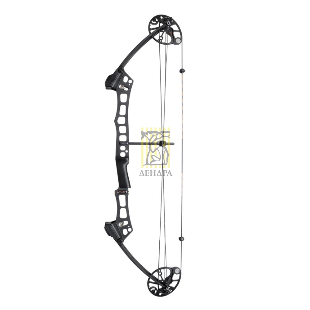 Лук блочный "RALLY", начальная скорость 300 фут в сек, сила 26-60lbs, регулируемая длина натяжения о