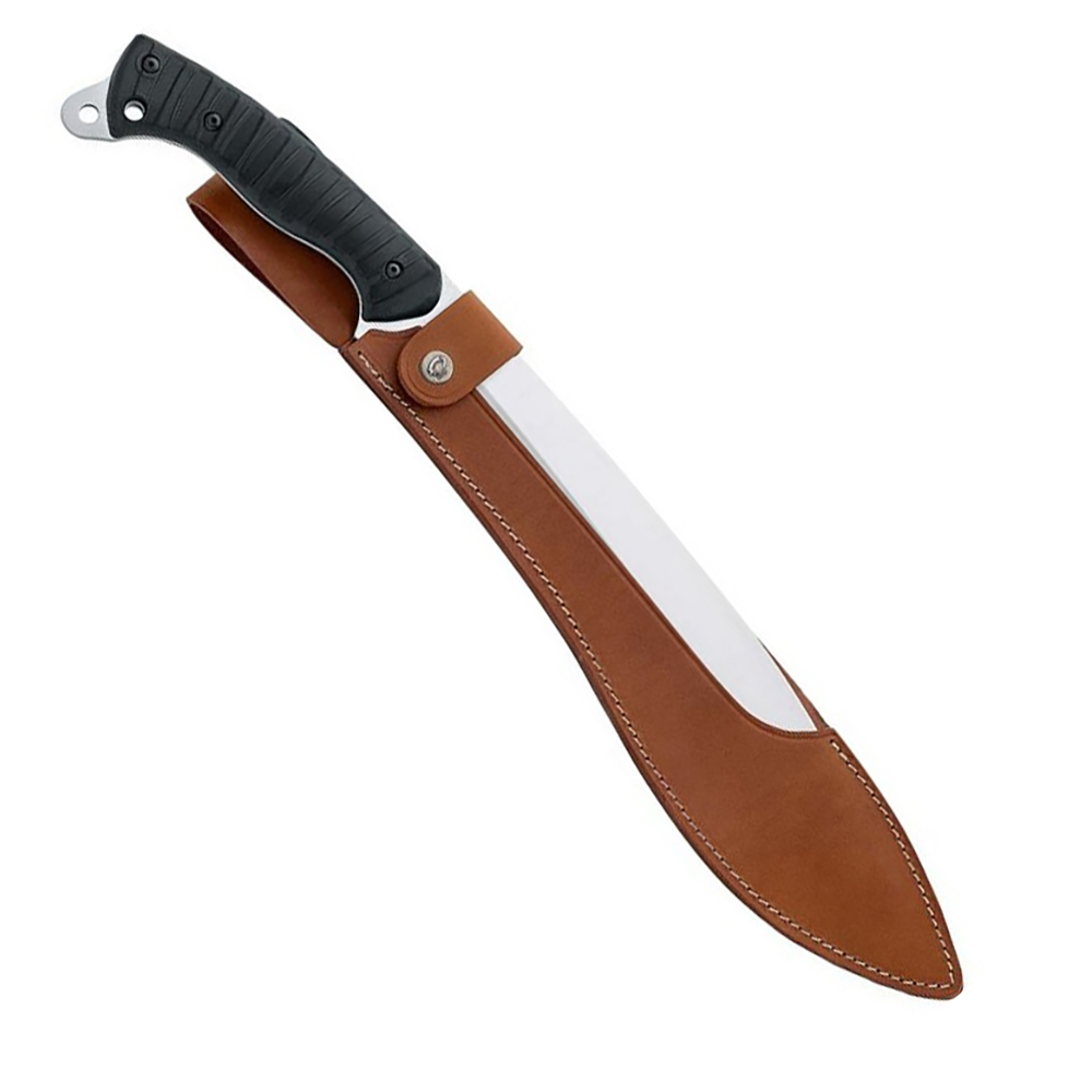 Мачете "Pathfinder" фиксированный клинок, сталь N690Co, твердость 58-60 HRC, рукоять пластик с резин