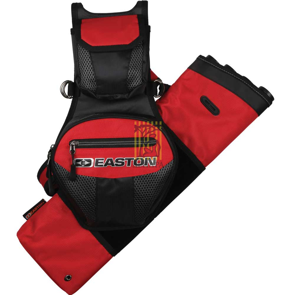 Кивер (колчан) для стрел Flipside, 4 трубки, правый/левый, цвет красный