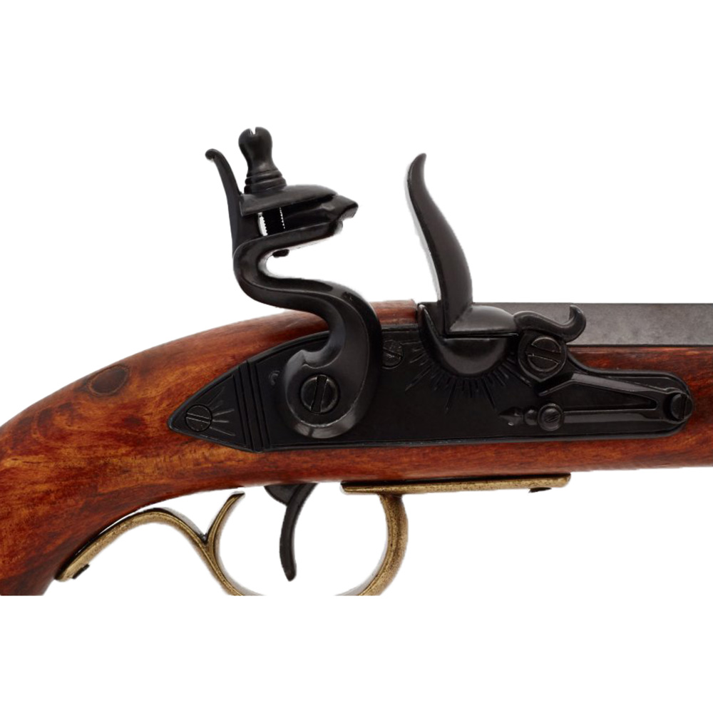 Пистолет Кентукки кремневый, репродукция из дерева и металла с имитацией механизма заряжания и стрел