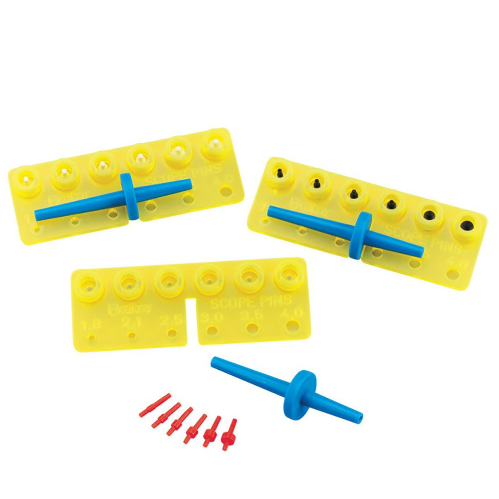 Набор меток для скопа Beiter,6 размеров,цвет черный