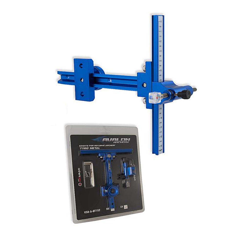 Прицел TYRO' для классического лука с микронастройками, штанга 6, правый, материал алюминий, произво
