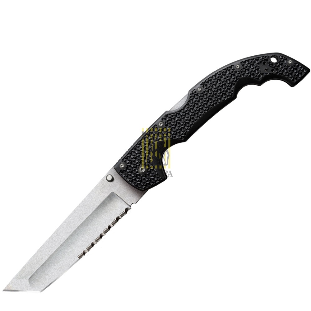 Нож "Voyager X Lg." большой складной, клинок танто, сталь AUS 8A, матовое покрытие, ½  серрейтор, ру