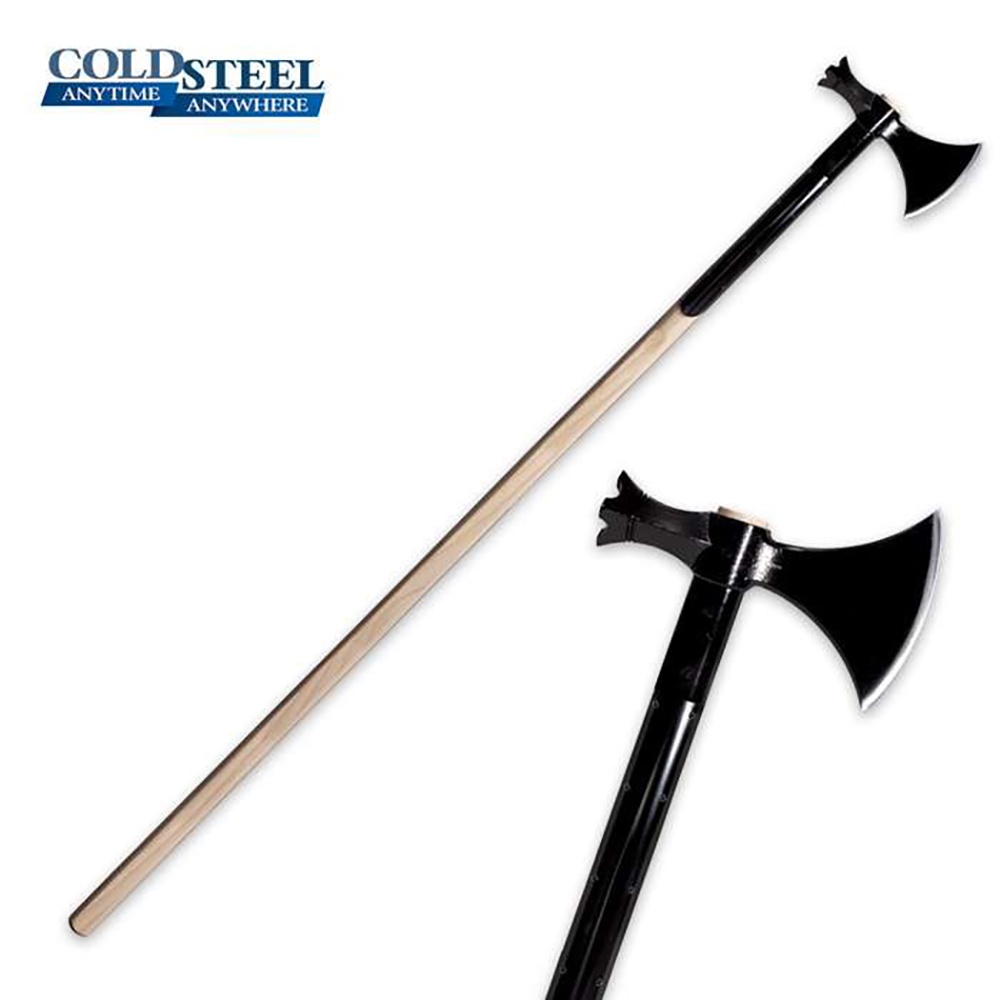 Топор "Poll Axe", сталь 1055 Carbon, длина рукояти 190 см, материал дерево гикори