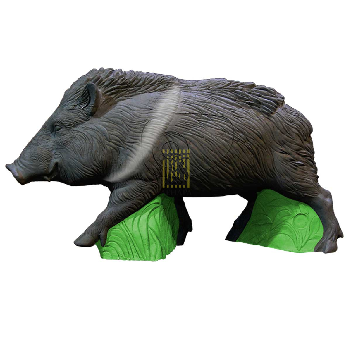 Мишень 3D "Пекари",  высота 40см, длина 70 см., размер зоны 10 очков - 8 см, две зоны для стрельбы