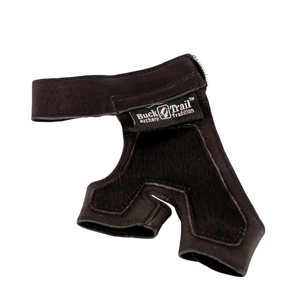 Перчатки для стрельбы из лука, материал телячья шкура, размер L, производитель Buck Trail, цвет черн