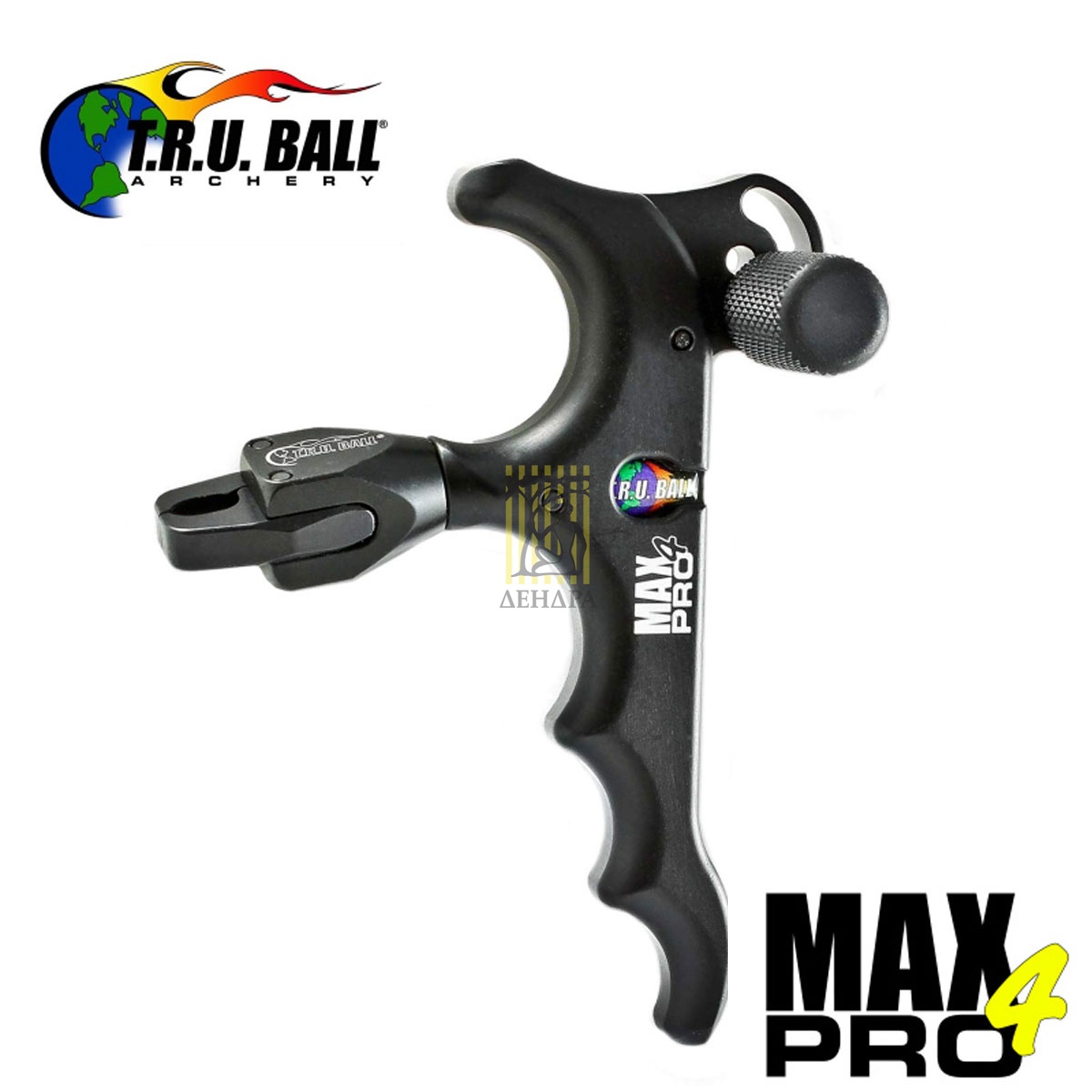 Релиз Max Pro 4 охотничий, для стрельбы из лука на четыре пальца, цвет черный