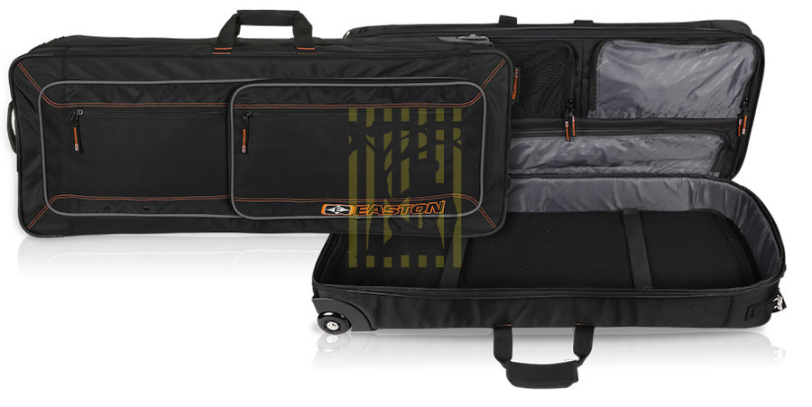 Чехол Deluxe для бочного - рекурчивного  лука, размер 91х38х23 см на колесах, цвет черный