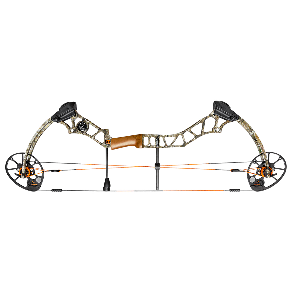 Лук блочный Blaze, начальная скорость 340 фут в сек, сила 60lbs, длина натяжения 28.5", сброс 80%, ц