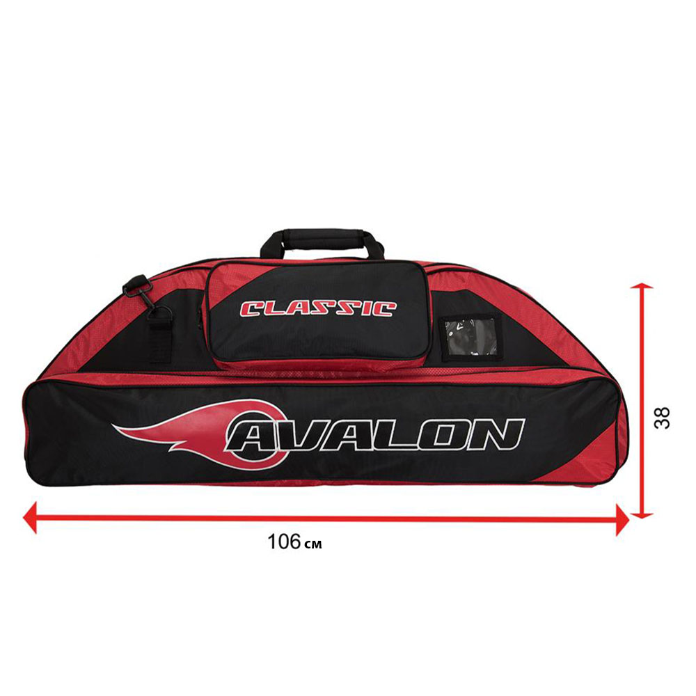 Чехол CLASSIC для блочного лука, размер 106 cm х 38 cm x 10,5 cm, 2 кармана, ремни для переноски, цв