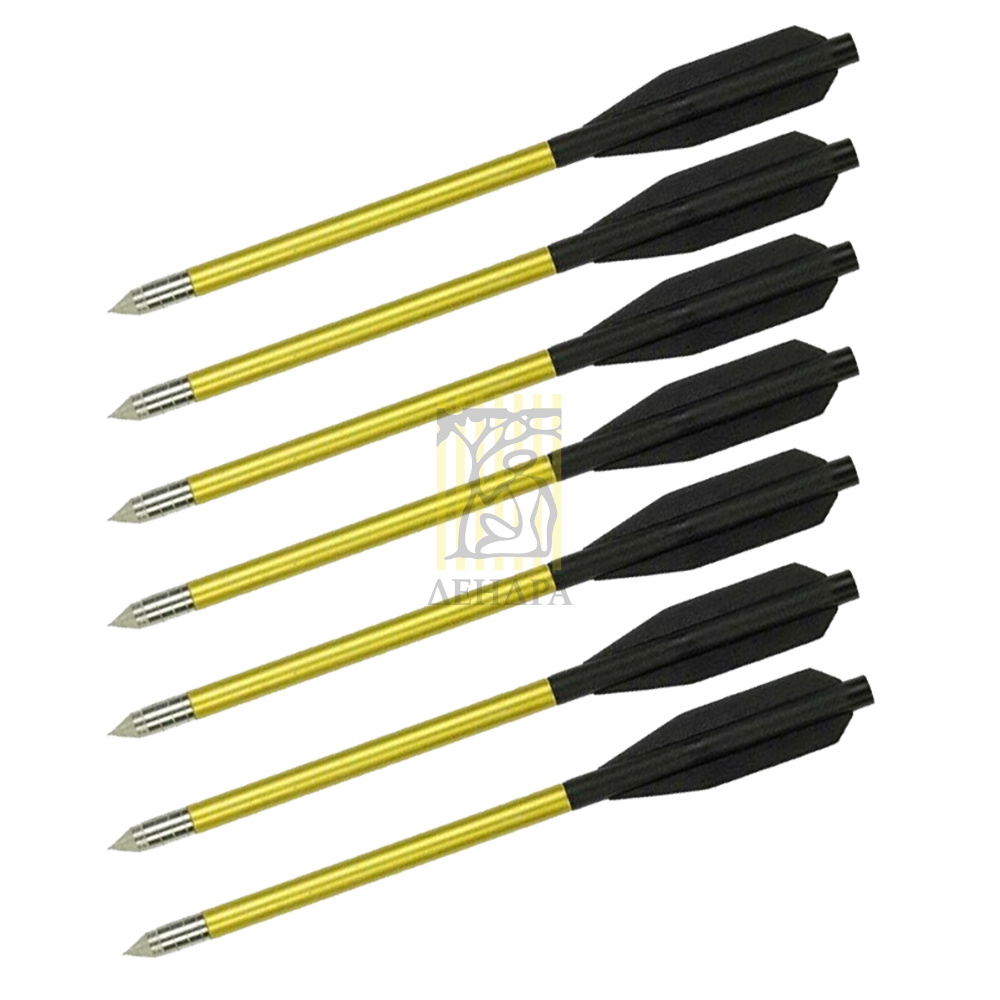 Стрелы для арбалета-пистолета, материал алюминий, длина 6,5", 12 шт в комплекте