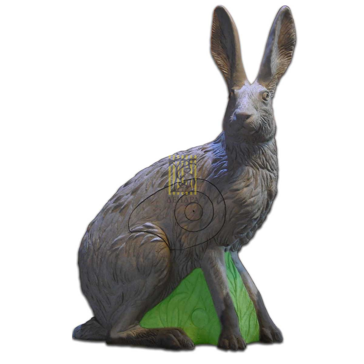 Мишень 3D "Заяц",  высота 61 см., четыре зоны для стрельбы - спереди, с двух боков и сзади