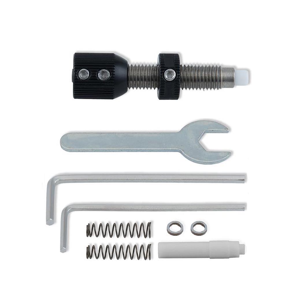 Плунжер для лука, резьба: 5/16, регулировка от 15 до 32 мм, в комплекте пружины, запасной штифт, шес