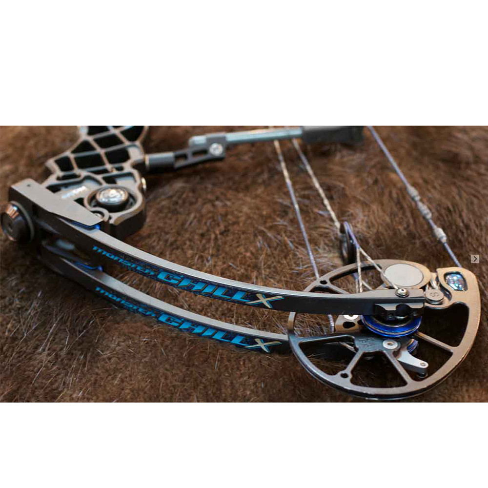 Лук блочный  CHILL X начальная скорость 336 фут в сек, сила 60 lbs, для праворуких, длина натяжения