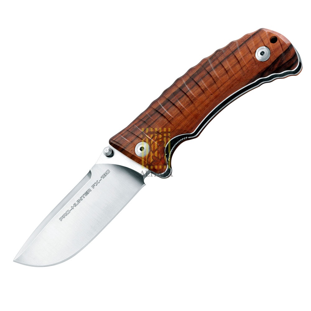 Нож складной "PRO-HUNTER", сталь N 690 твердость 60 HRC, тефлоновое покрытие, рукоять пустын.дерево,
