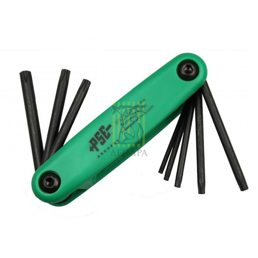 Набор ключей для лука PSE TORX (звездочка) для лука, размер от Т9 до Т40, производстводитель Bondhus