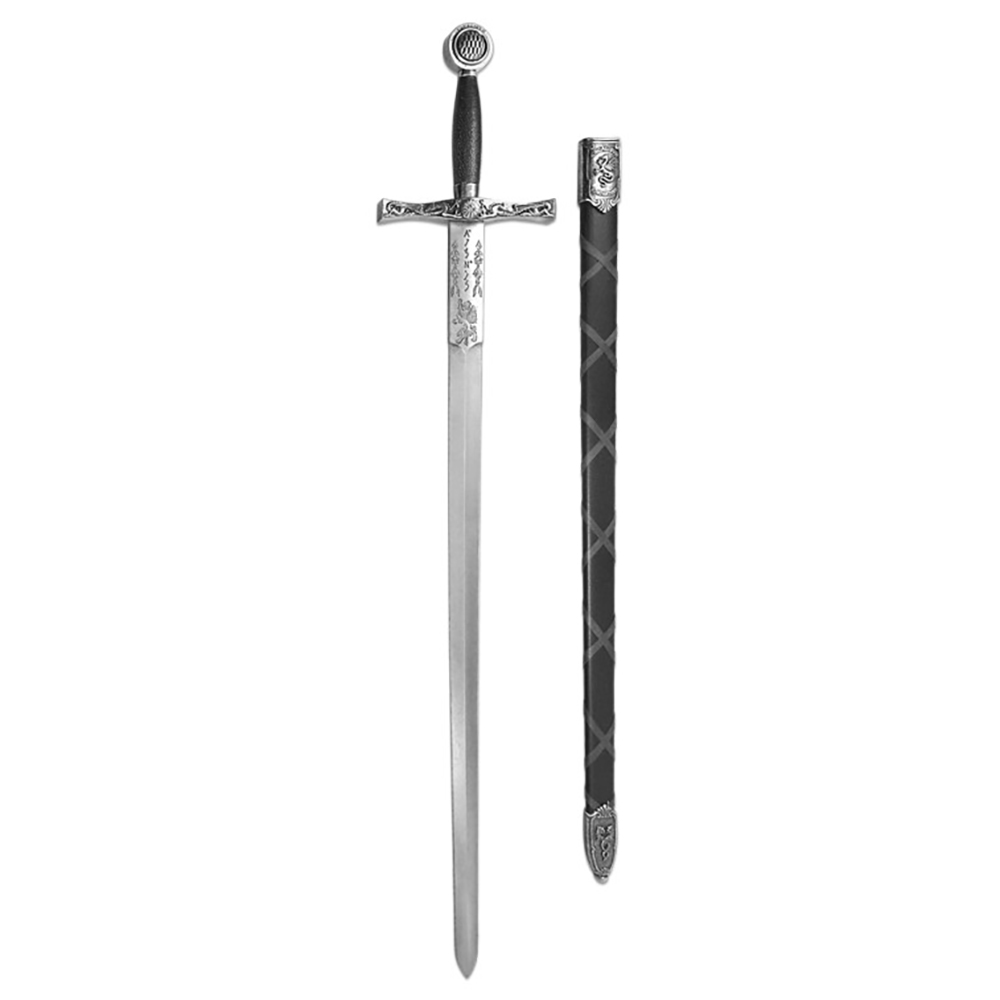 Меч "Эскалибр", ножны черные, никель