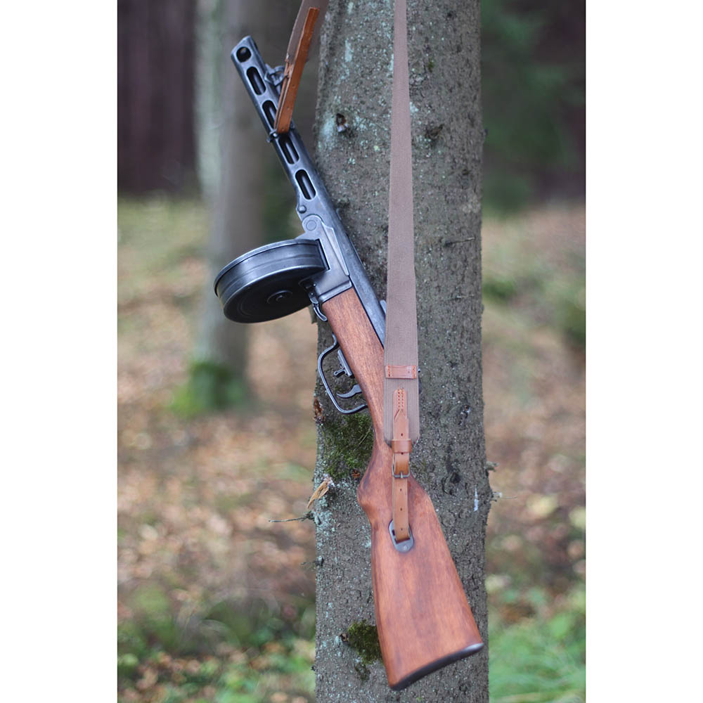 Пистолет-пулемёт Шпагина ППШ, патрон 7,62×25 мм, разработанный в СССР 1940 г. (2-ая Мировая Война) с