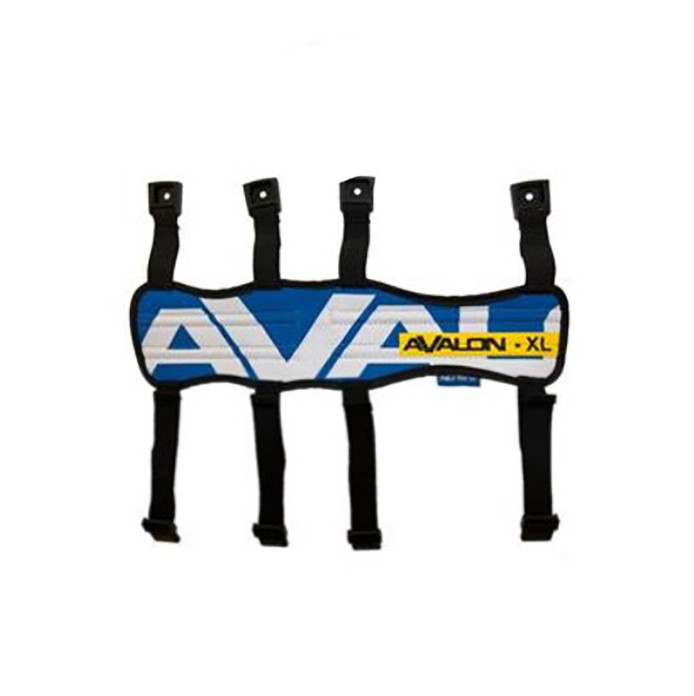 Защитная крага двойная для стельбы из лука, размер XL, длина 32,5 см, материал полиэстер, 4 защелки,