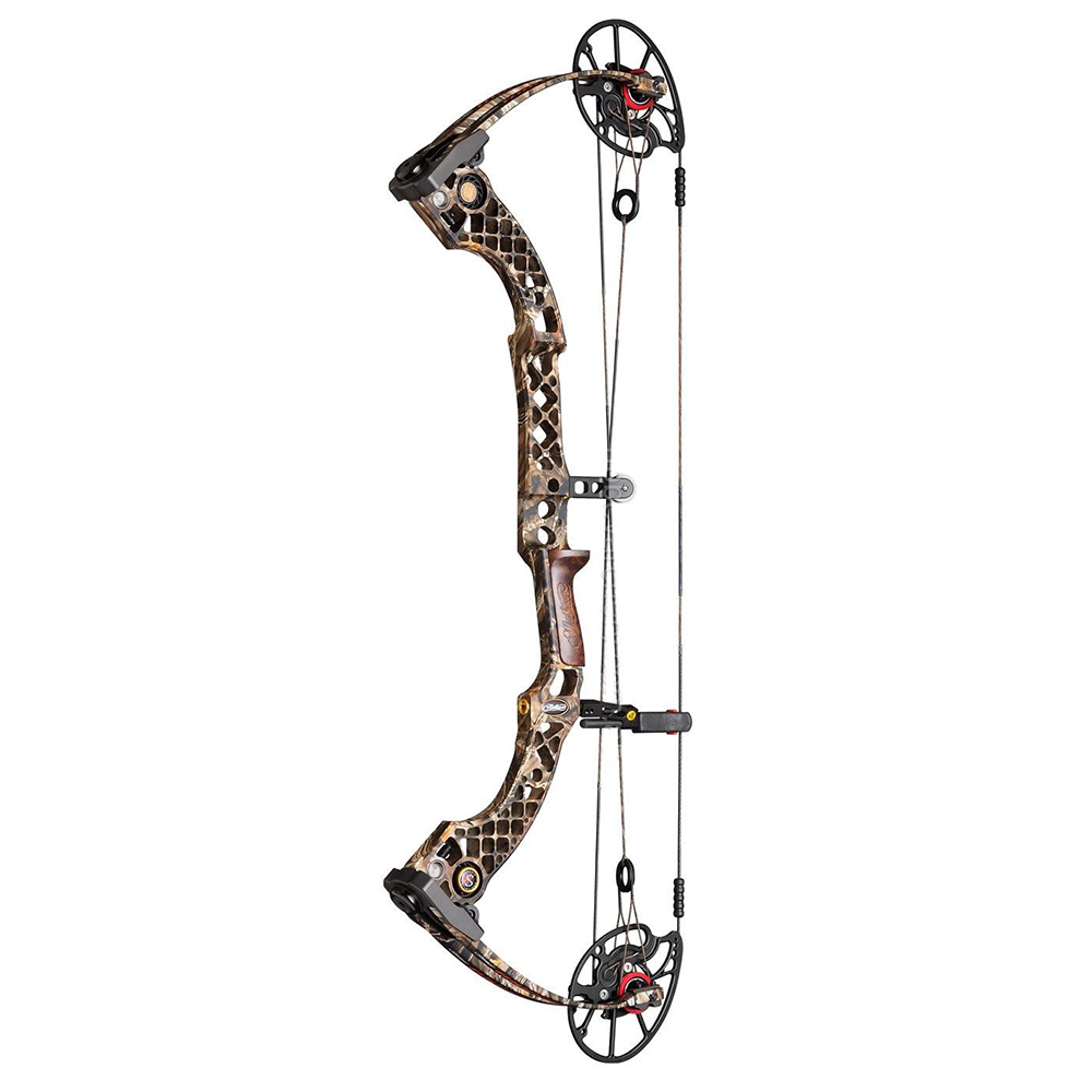 Лук блочный "MONSTER MR5", начальная скорость 360 фут в сек, сила 60lbs, длина натяжения 27,5", сбро