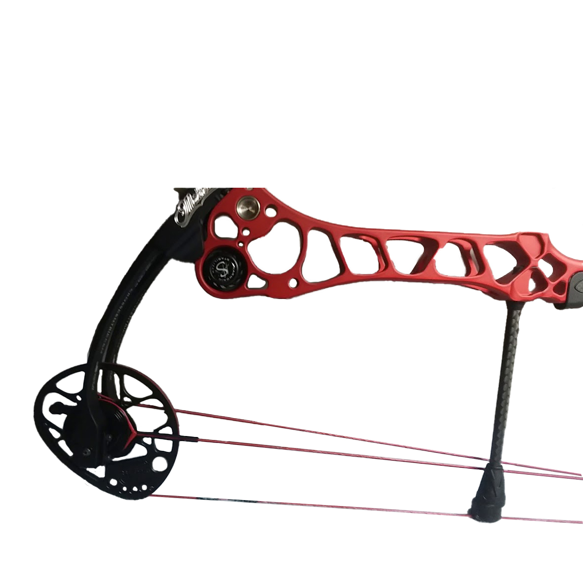 Лук блочный TRX 38, начальная скорость 328 фут в сек, сила 60 lbs, для праворуких, длина натяжения 2