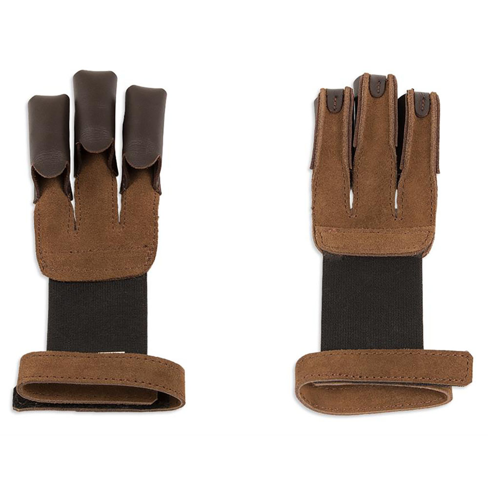 Перчатки для стрельбы из лука, материал замша/кожа, размер XS