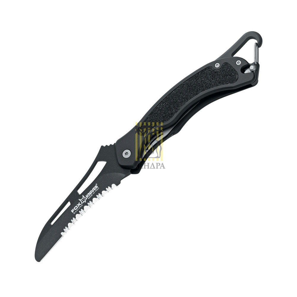 Нож "FOX GRAVITY" скл,черный,рук.черн., шт