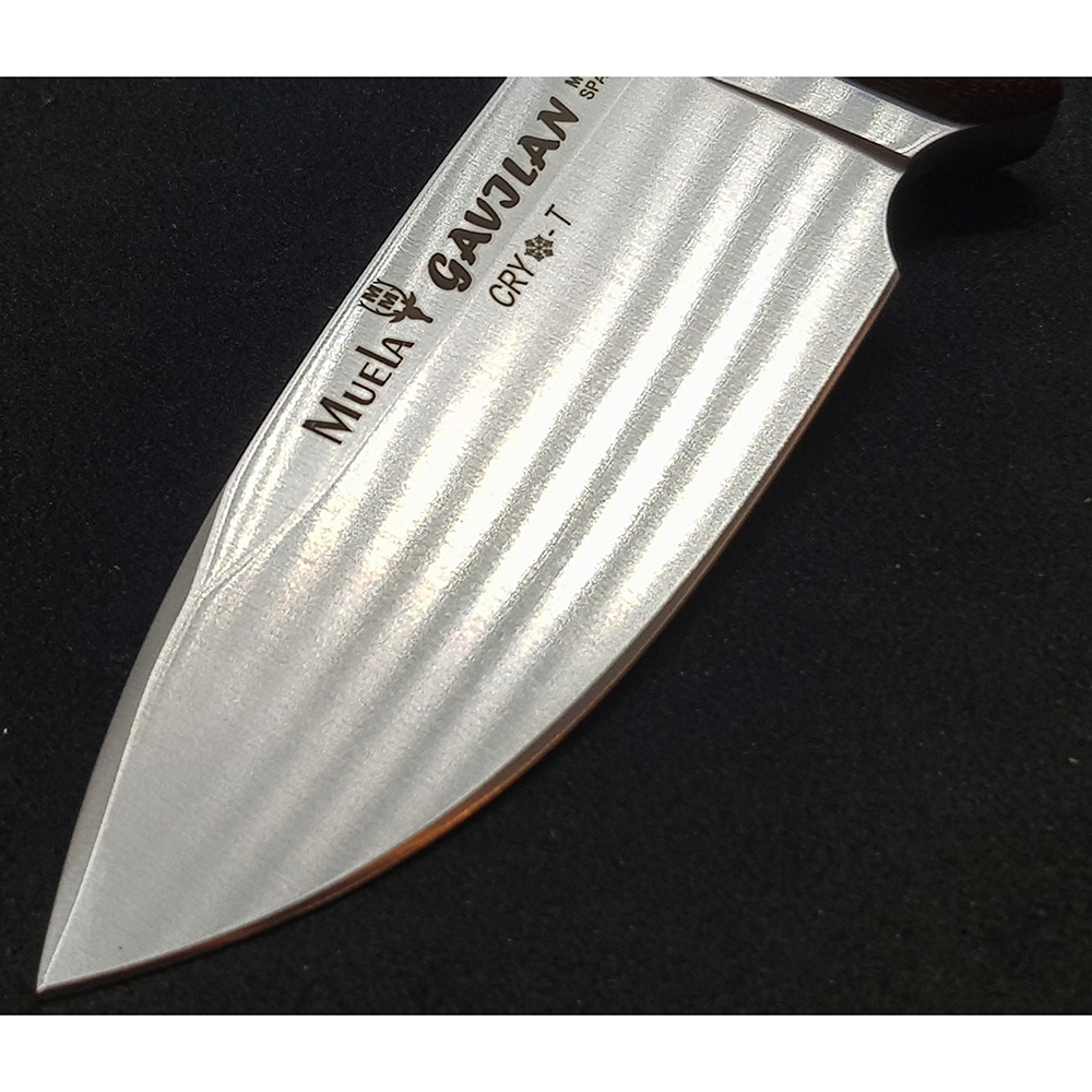 Нож "GAVILAN" с фикс клинком длиной 13 см, рукоять красная микарта, ножны кожа