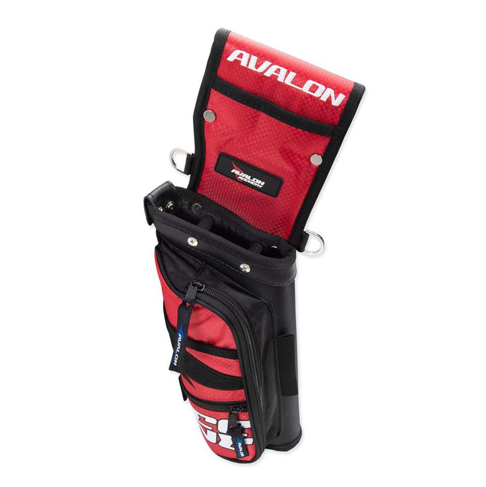 Кивер TEC ONE для стрел, длина 43 см, 2 трубки, 2 кармана на молнии, 2 кармана без молнии, правый, р