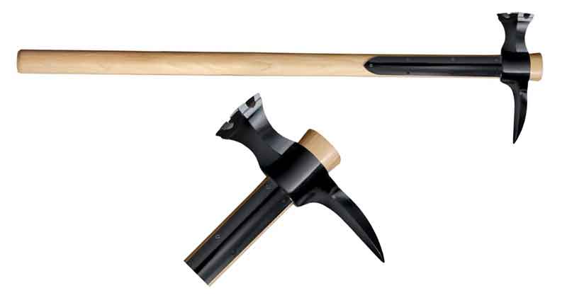 Топорик туристический, материал клинка 1055 Carbon, длина рукояти 76 см, материал дерево гикори с ме