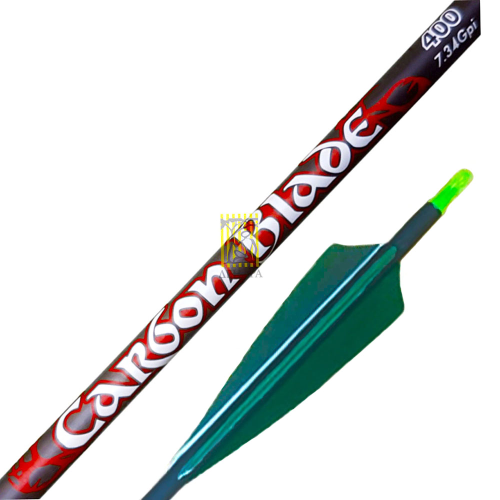 Стрела для лука PINNACLE Carbon Blade 500 с натур. оперением