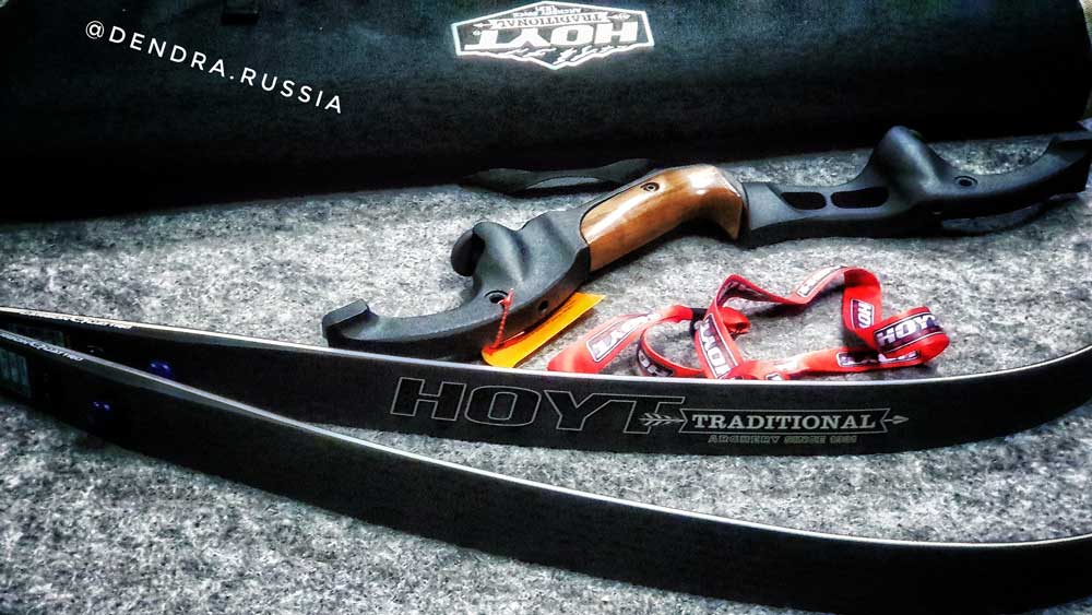 Лук традиционный Buffalo, рукоять и плечи цвет черный, правый, длина 62", сила 55 lbs