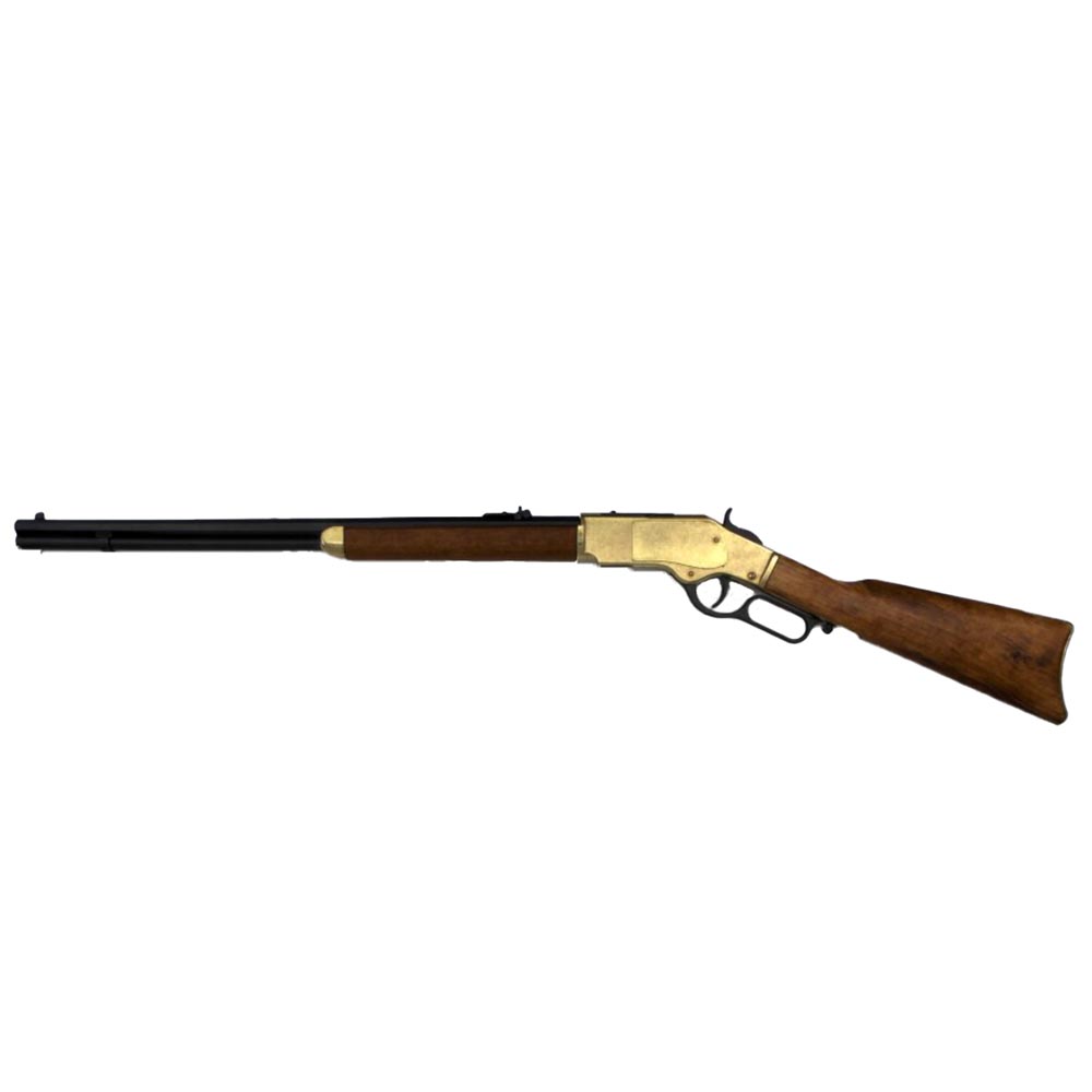 Винтовка модель винчестер 73, эпоха Дикий Запад,  репродукция винтовки из металла и дерева с имитаци