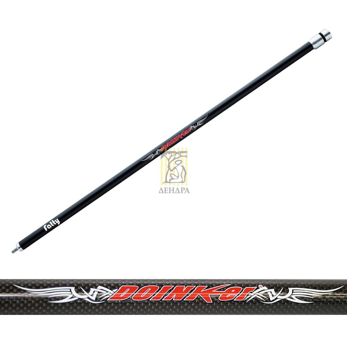 Стабилизатор для лука FATTY DOINKER SUPREME CARBON, длина 30", вес 195 гр., цвет черный, грузик сере