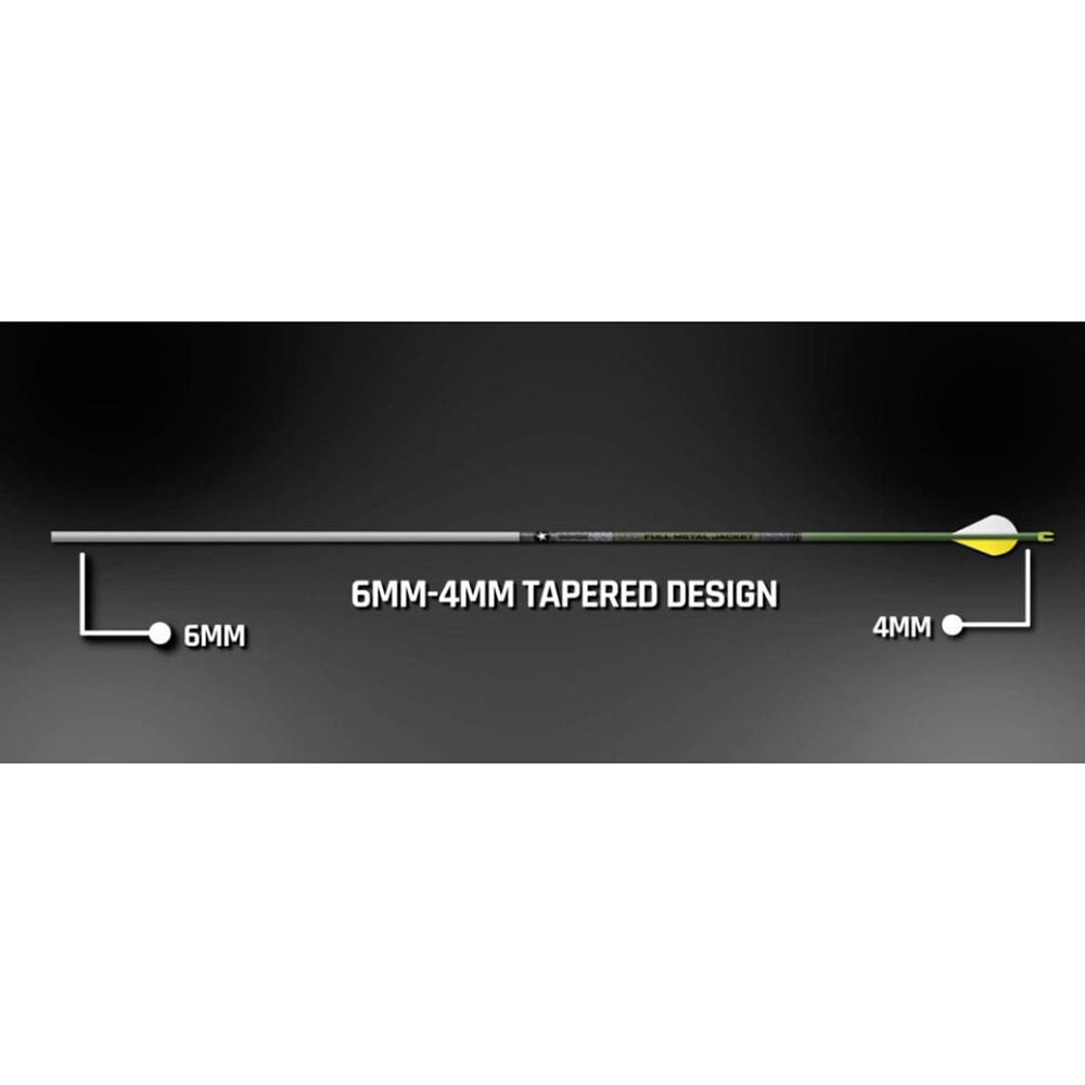 Древки для стрел Т 64 FMJ, размер 7,9, 12 шт в комплекте