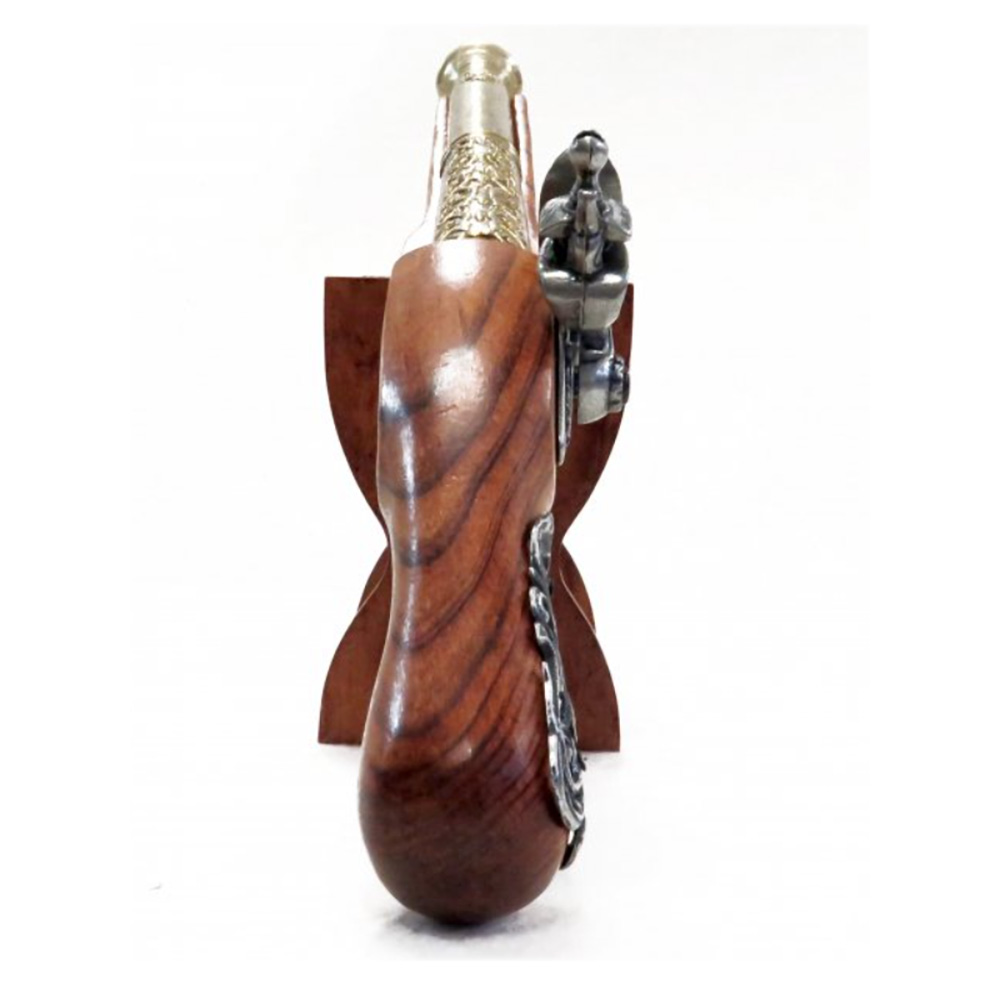 Пистолет кремн.Англия XVIIIв, латунь